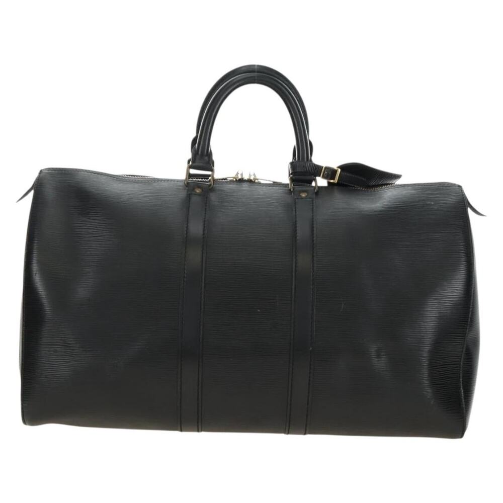 Louis Vuitton Epi Keepall 50 Boston Bag Black